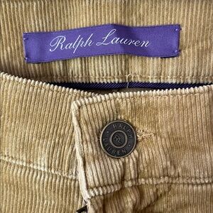 $595 Purple Label brown corduroys